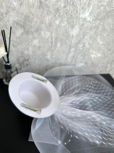 قبعة شعر بناتي تل ابيض 0128877