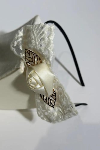 اكسسوار طوق شعر بناتي ورد T517