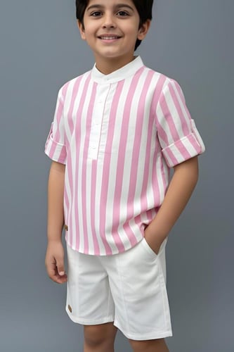 قميص ولادي مقلم 4155