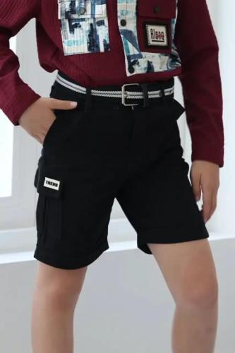 شورت اولاد اسود كلاسيكي 4104