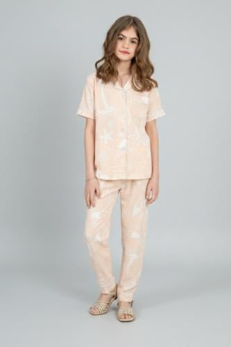 بجامة بناتي نض كم صيفي 550400