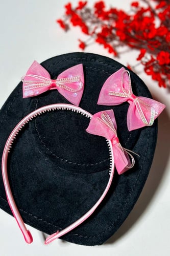 طوق شعر بناتي شكل طفولي ناعم SAS-2010/1-5