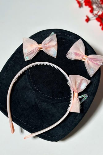 طوق شعر بناتي شكل طفولي ناعم SAS-2010/1-5