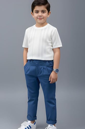 بنطلون ولادي ازرق كلاسيكي 4185