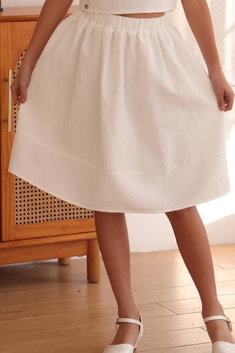 تنوره ابيض للبنات 7223