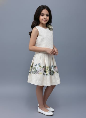 بلوزة بناتي سكري كت بوردة على الكتف 7316