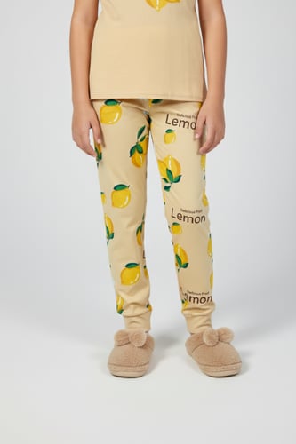 بيجاما بناتي على شكل ليمون 532702