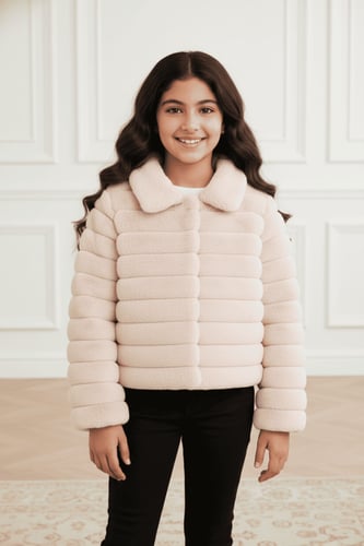 جاكت فرو بناتي شتوي 15J