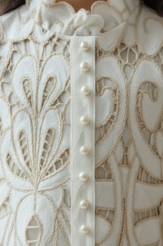 فستان بناتي دانتيل فاخر بأكمام طويلة7307