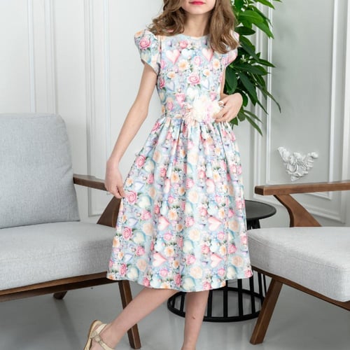 فستان سهرة مورد بي اشكال مختلفه S01095