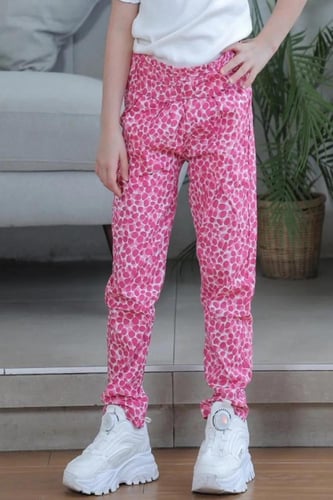 بنطلون بناتي احمر 2915