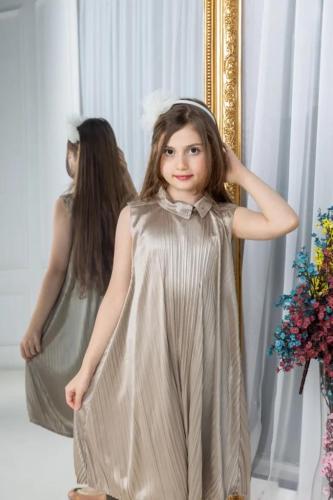 فستان اطفال كسرات E2624