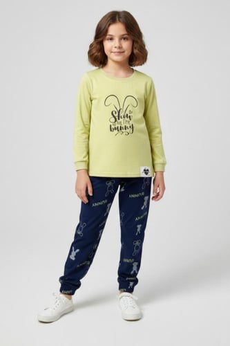 بجامه بناتي بتصميم ارنب 512778