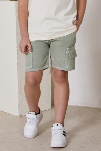 شورت ولادي زيتي 4146-