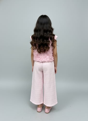 بلوزة بناتي وردي مورد بورد بارز 7295