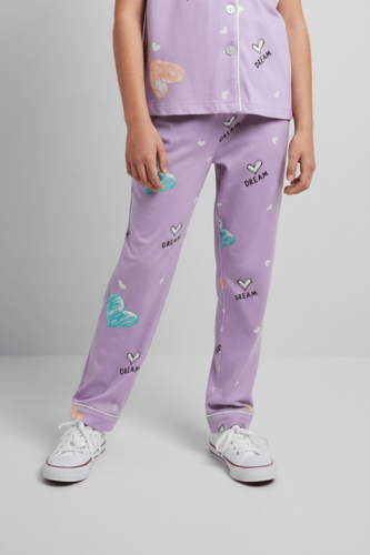 بجامه بناتي بجيب على الصدر 542062