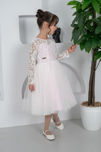 فستان اطفال سهرات تل S01162