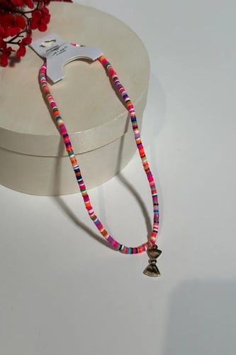 اكسسوار بناتي سلسال خرز ملون 5127