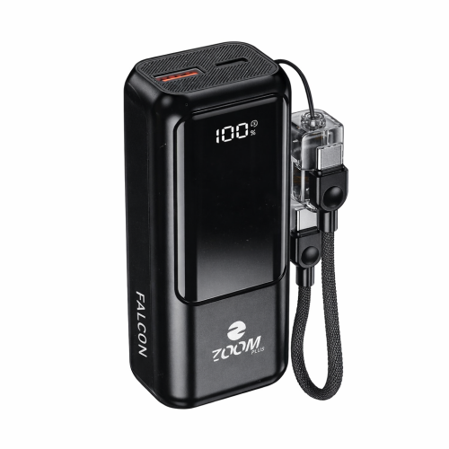 باور بانك Zoom Plus Falcon 10000mAh شحن سريع 22.5W...