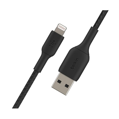 Belkin- كيبل أيفون لايتننق USB نايلون بلكن بطول 2...
