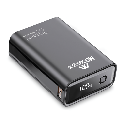 MOOGMAX شاحن متنقل بقوة 20الف 22.5W اسود