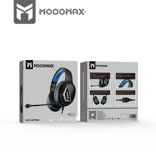 سماعة ألعاب MOOGMAX MX-EP58 – مايك احترافي وصوت قو...