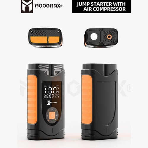شاحن تشغيل السيارة مع منفاخ هواء MOOGMAX – باور با...