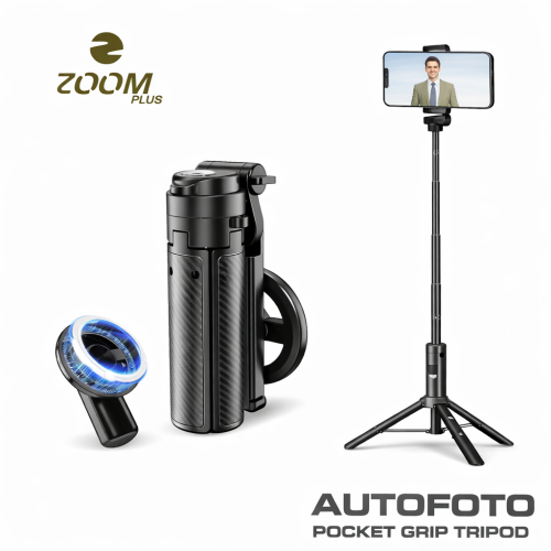 Zoom Plus AUTOFOTO – Pocket Grip Tripod مغناطيسي