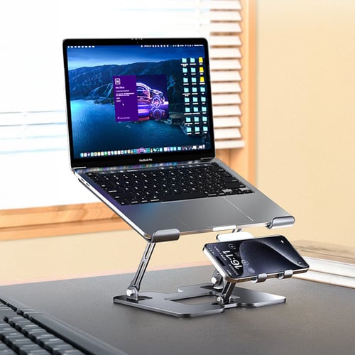 ستاند لابتوب وتابلت وجوال 2×1 قابل للطي – هيكل قوي...