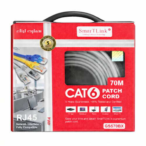 كيبل شبكة CAT6 RJ45 من SmarTLink – أطوال متعددة لا...