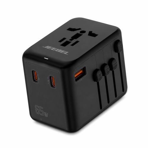 محول سفر عالمي جيبل Pilot GaN بقوة 65W و4 منافذ JE...
