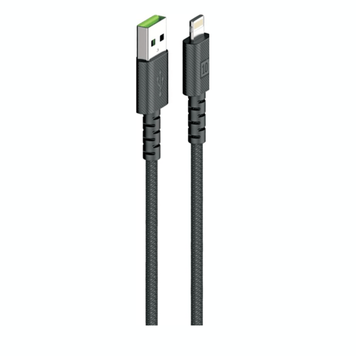 كيبل TenPlus USB-A إلى Lightning من النايلون المضف...