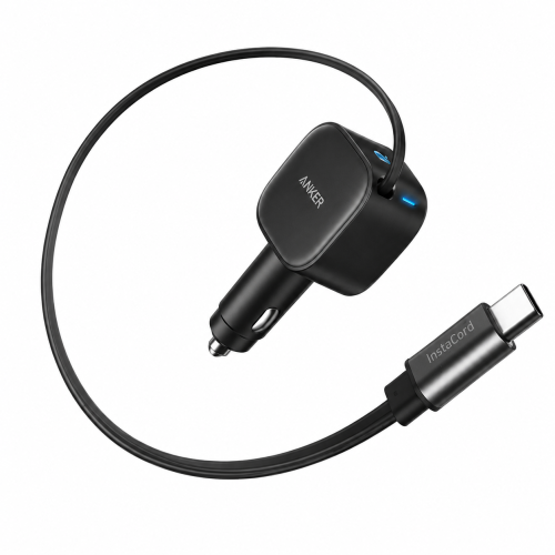 شاحن سيارة Anker Nano 75W بمنفذ USB-C وكابل Type-C...