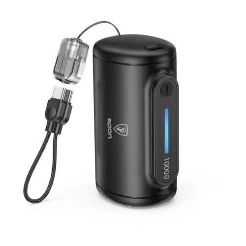 باور بانك SPON 10000mAh شحن سريع 22.5W مع كابل Typ...