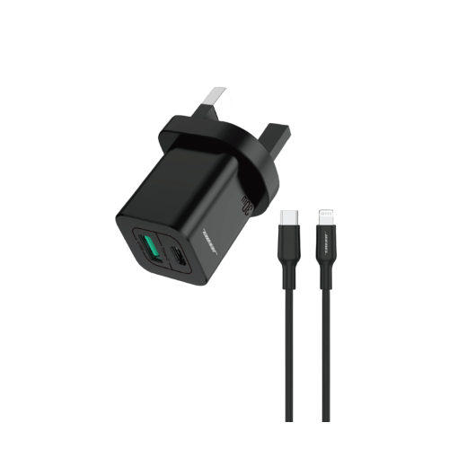 شاحن جداري جيبل بقوة 30 واط مع منفذي PD + QC وكابل...