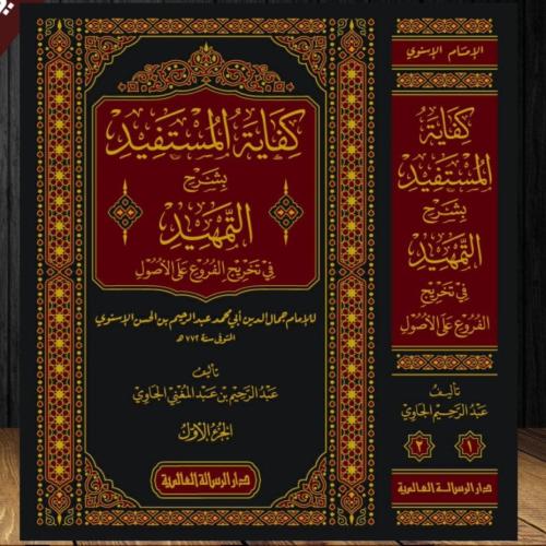 كفاية المستفيد بشرح التمهيد في تخريج الفروع على ال...