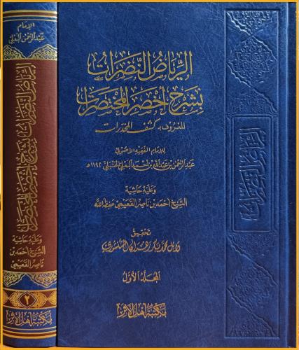 الرياض النضرات بشرح اخص المختصرات 2/1 المعروف ب :...
