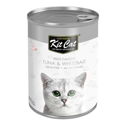 كيت كات معلبات طعام رطب بالتونة والسمك الأبيض 400...