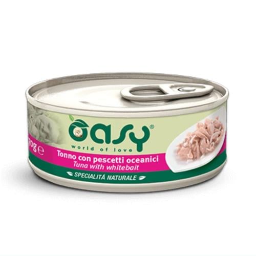 أوسي معلبات طعام رطب للقطط بنكهة التونا وسمك المحي...