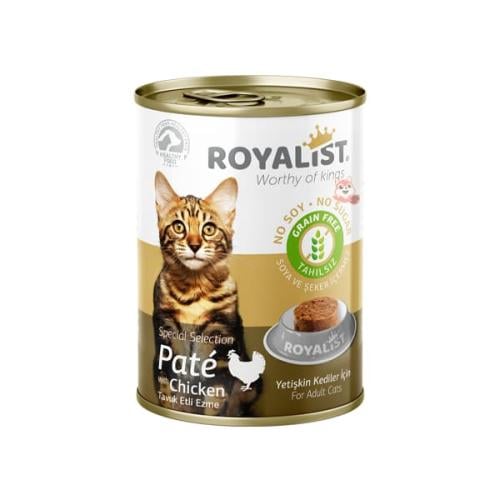 روياليست طعام رطب للقطط البالغة باتيه بطعم الدجاج...