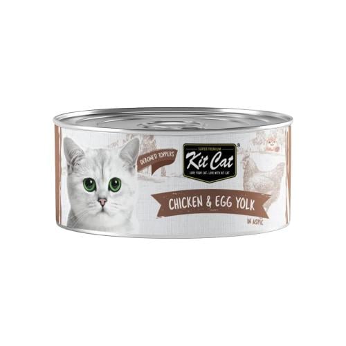 كت كات طعام رطب للقطط - دجاج وصفار البيض - 80 غ