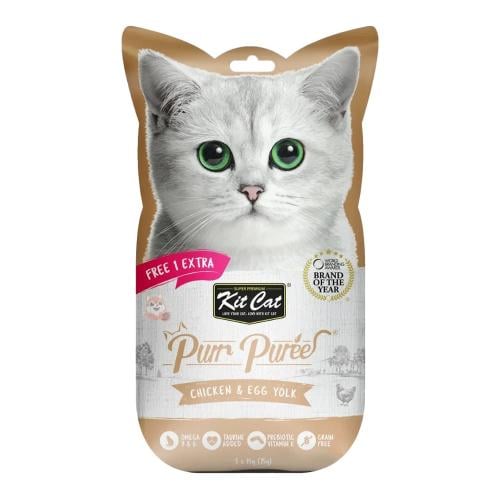 كت كات مكافآت بالدجاج وصفار البيض (4+1 مجاناً) × 1...