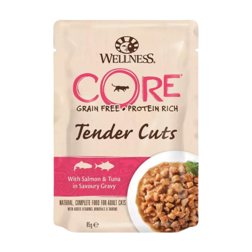 ويلنس كور تندر كتس أظرف سلمون وتونة في مرق شهي - 8...