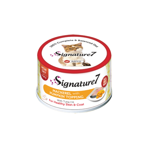 معلبات بسمك الماكريل مع القرع للقطط 70 غ سيقنيتشر...