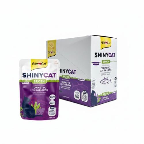 أظرف شايني كات بالتونة والسالمون بالمرق للقطط البا...