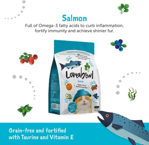 تركيبة السلمون مع التورين وأوميغا 3 لدعم البصر وال...