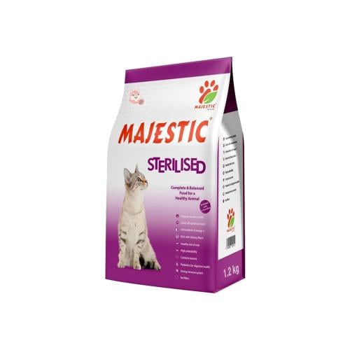ماجستيك - طعام جاف للقطط المعقمة 1.2 كيلو