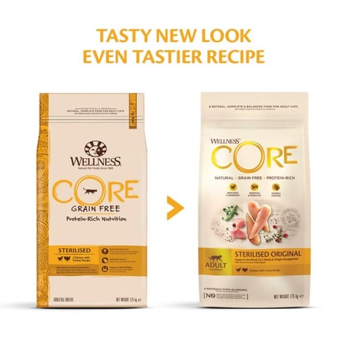 وصفة الدجاج والديك الرومي لدعم الصحة والعضلات للقط...