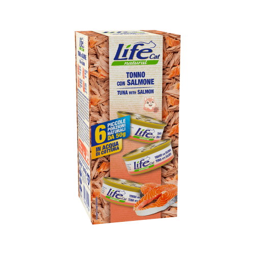 عبوة اقتصادية التونة مع السلمون لصحة الجلد والفراء...