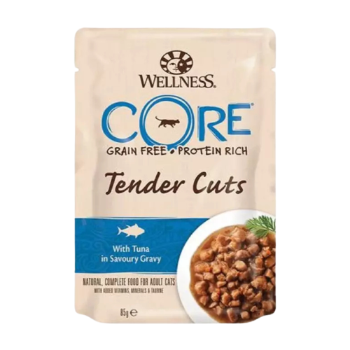 ويلنس كور تندر كتس أظرف تونة في مرق شهي - 85 غ